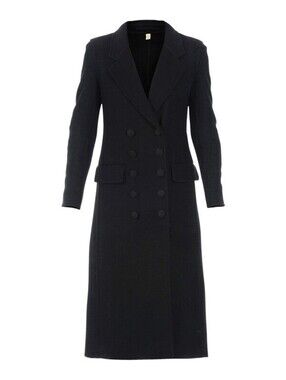 Burberry London,  Aldershot double cashmere coat in Black Sz 6 #W192